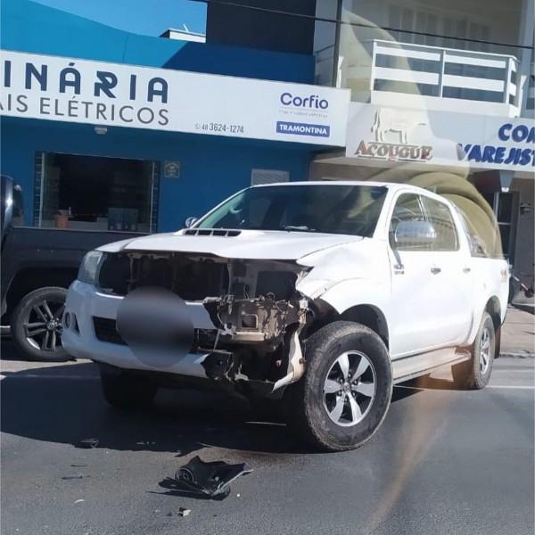 Motociclista fica ferido após colisão em Jaguaruna
