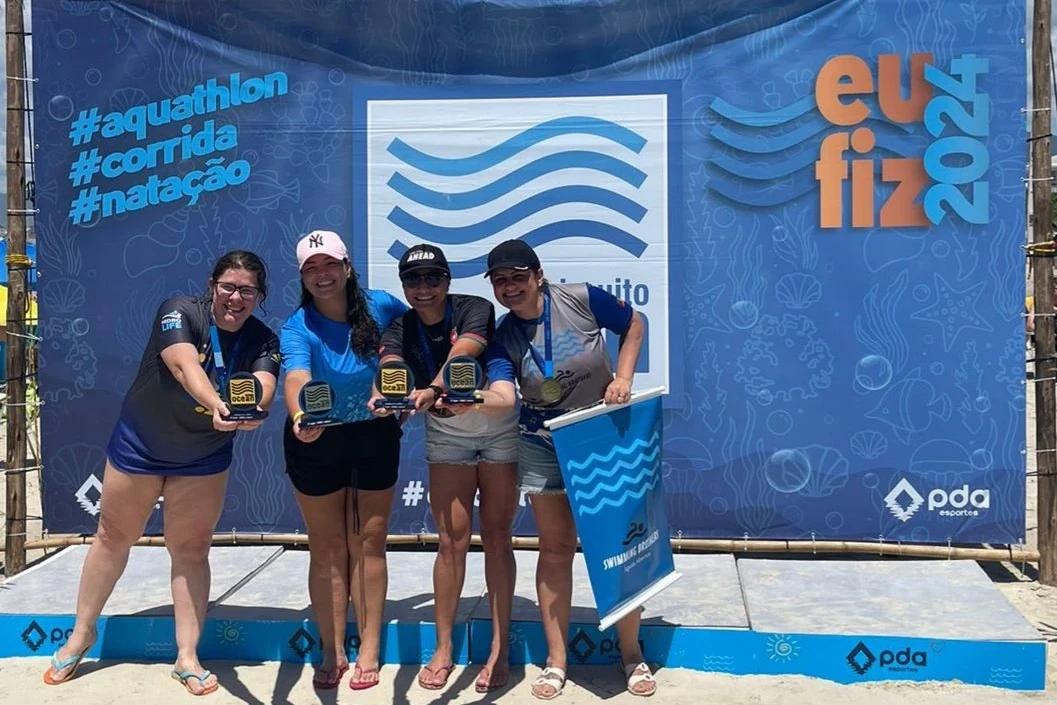 Atletas do Mampituba se destacam no Catarinense de Aquathlon