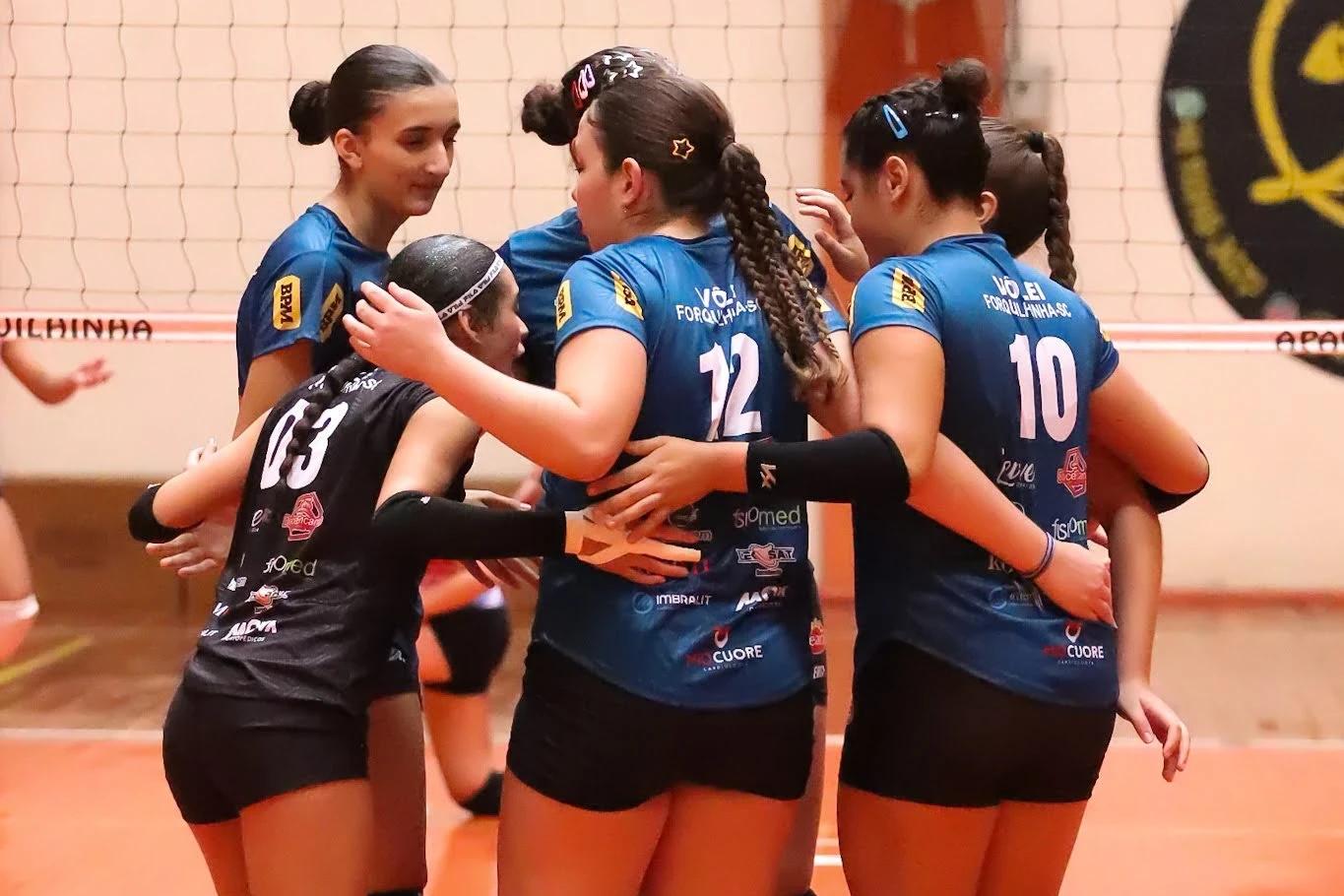Vôlei de Forquilhinha estreia em três competições