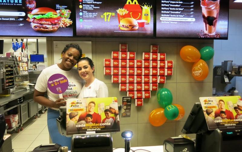 Mc Dia Feliz é sucesso no Nações Shopping