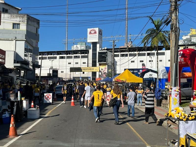 Partida entre Criciúma e Fortaleza terá mudanças no trânsito em torno do estádio Heriberto Hülse