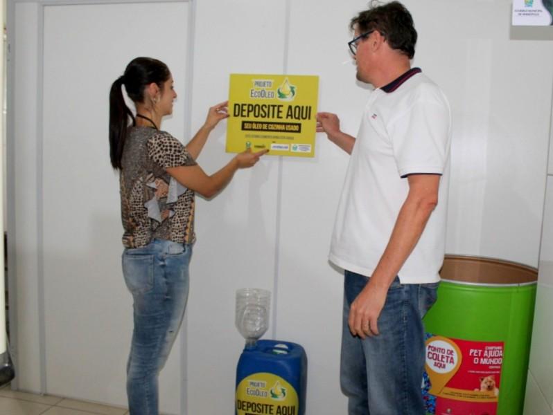  Pontos de arrecadação de óleo usado recebem placas de identificação