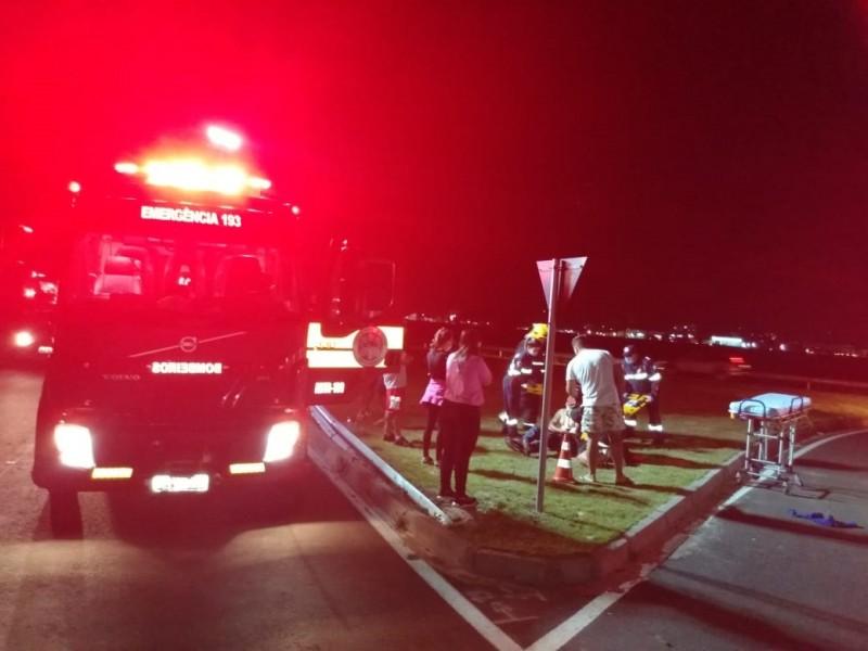 Acidente grave envolvendo motocicleta resulta na morte de uma pessoa