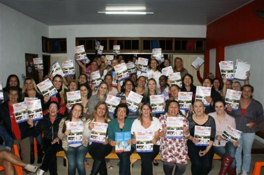 Mulheres da Viva a Emancipação do Rincão reunidas