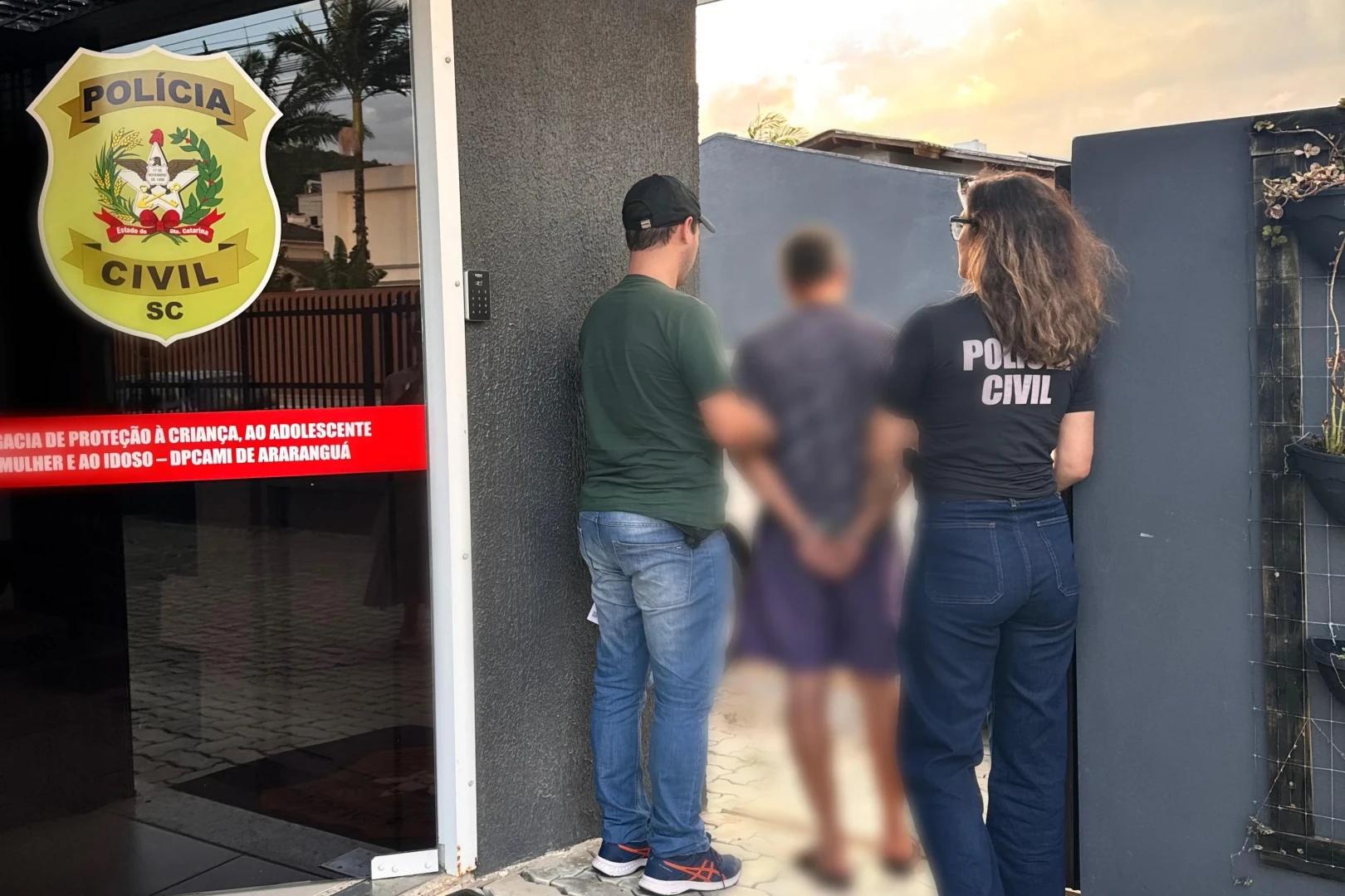 Padrasto é preso acusado de estuprar enteada de oito anos
