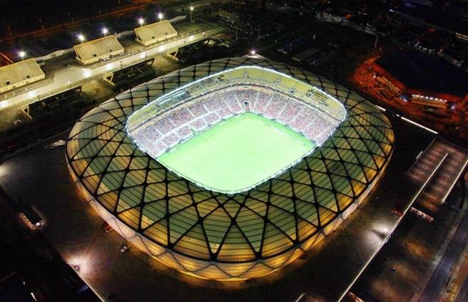 Cinco estádios da Copa no Brasil receberam revestimentos da Eliane