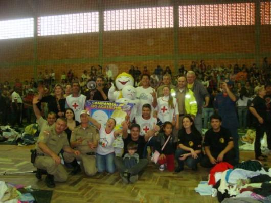 Timbé do Sul recebeu as doações da 9ª entrega de agasalhos da Equipe Multi-Institucional