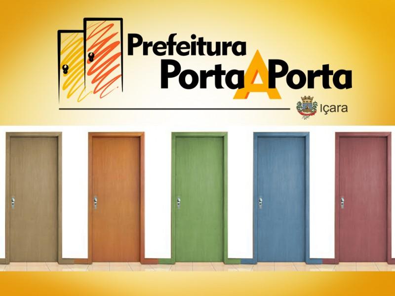 Prefeitura de Içara vai de Porta a Porta