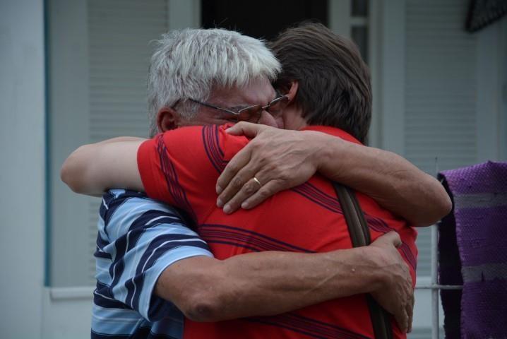 Pai e filho se reencontram após 39 anos em Criciúma