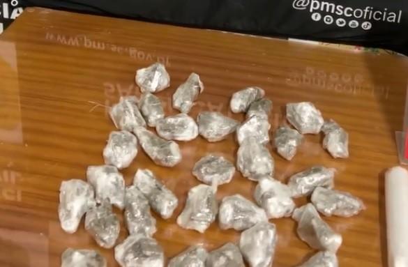PM e Polícia Civil realizam operação contra o tráfico de drogas em Tubarão