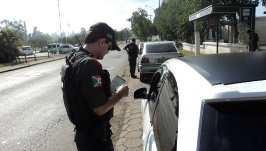 ASTC faz blitz na avenida Santos Dumont