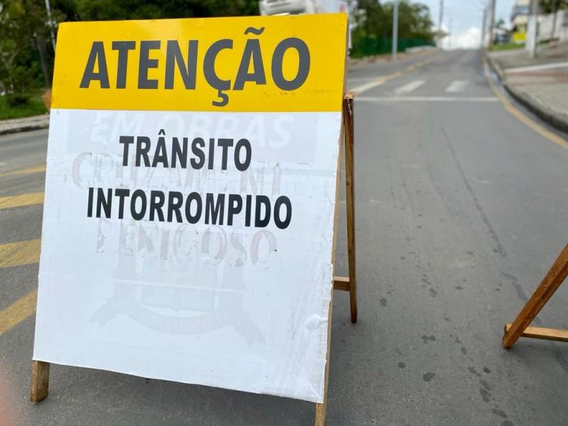 Rua Visconde de Cairú ficará fechada até o fim desta semana