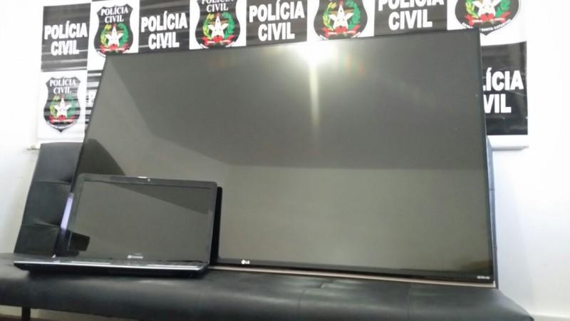 Polícia Civil prende receptador e recupera objetos
