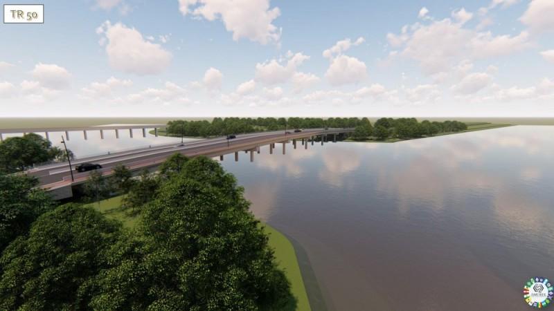 Entregue ao Governo do Estado projeto da ponte para ligar Tubarão e Capivari de Baixo 