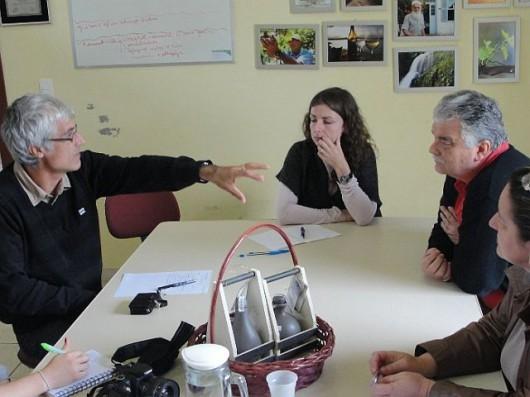 Pesquisador francês visita Vale da Uva Goethe 