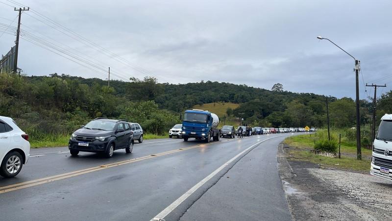 SC-108: rodovia estadual é liberada para o trânsito em Criciúma