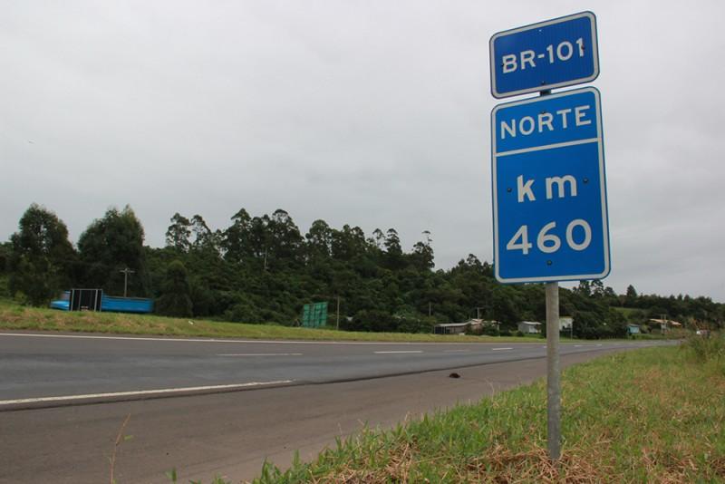 BR-101 Sul tem trabalhos de São João do Sul até Passo de TorreS