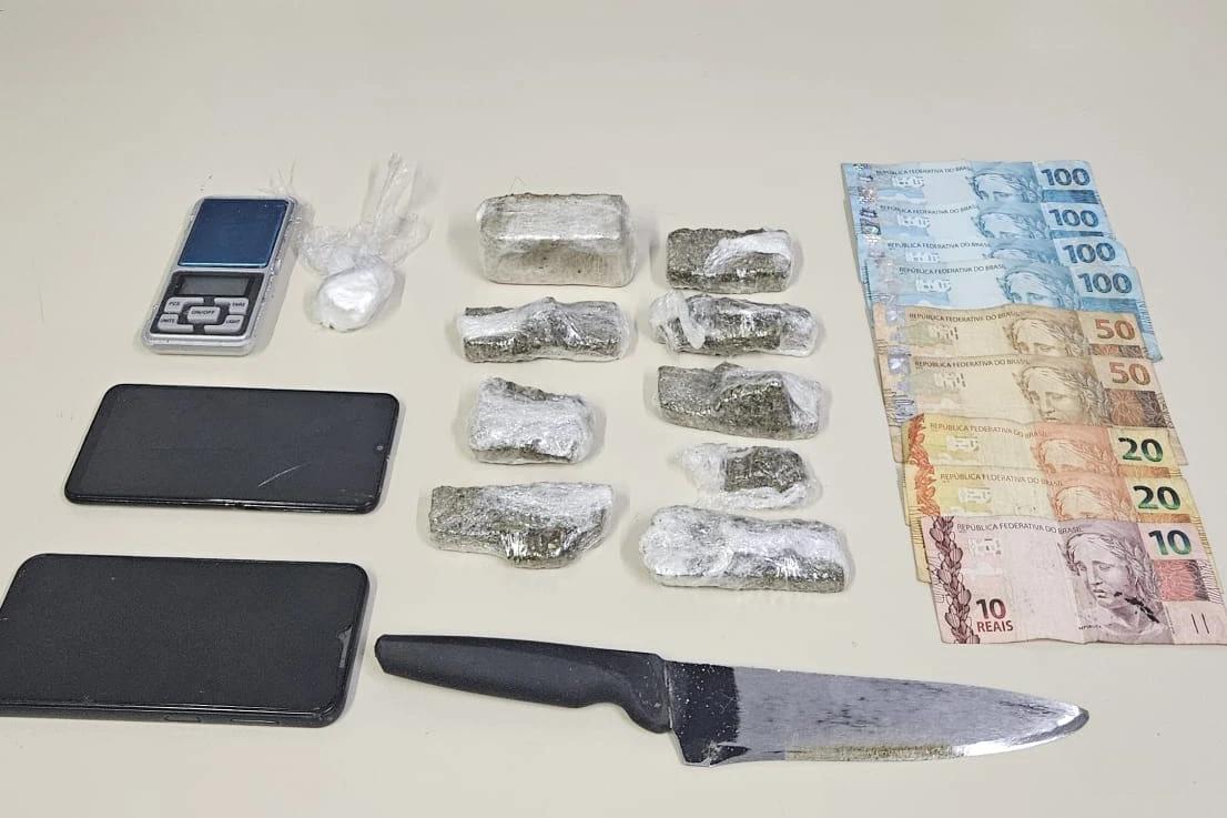 PM apreende drogas dentro de geladeira em Balneário Rincão