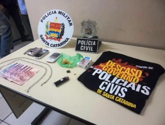 Casal acusado de tráfico é preso em São Ludgero