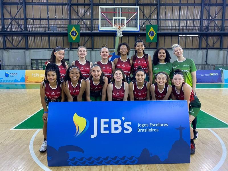 Basquete do Colégio Satc é destaque nos Jogos Escolares Brasileiros