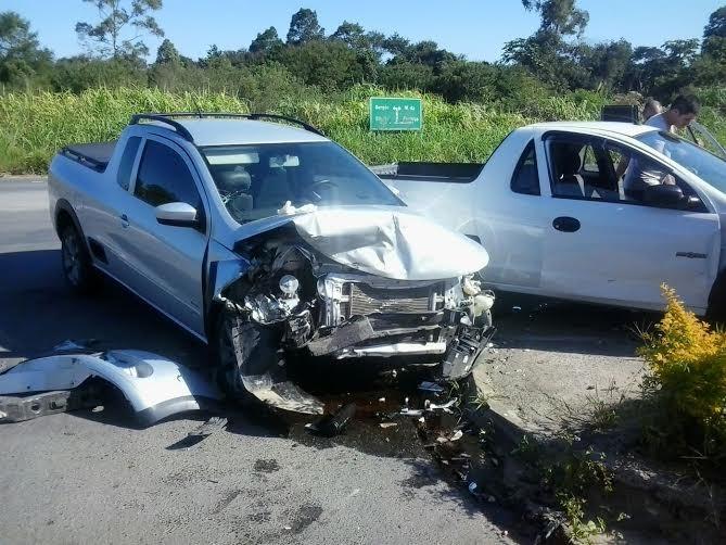 Motorista fica gravemente ferido em acidente na SC-443