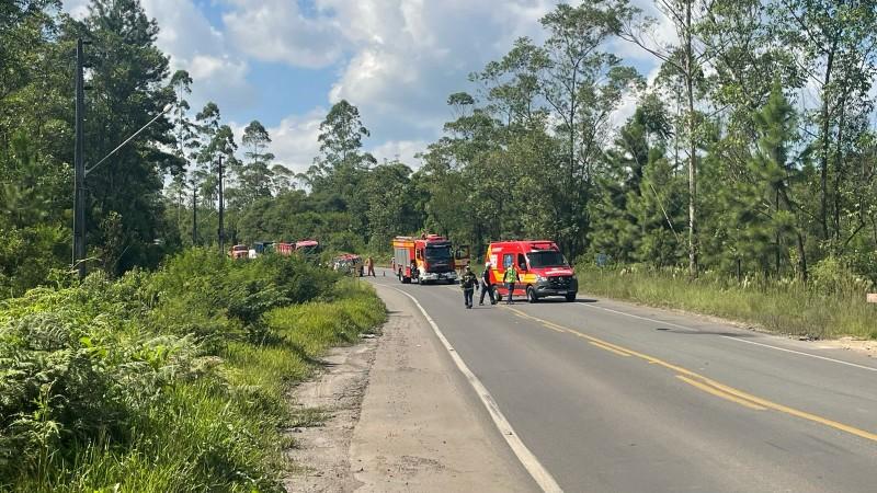 Colisão entre dois carros deixa motorista ferido em Siderópolis