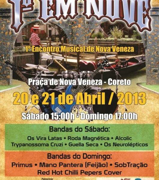 Nova Veneza promove festival de bandas 