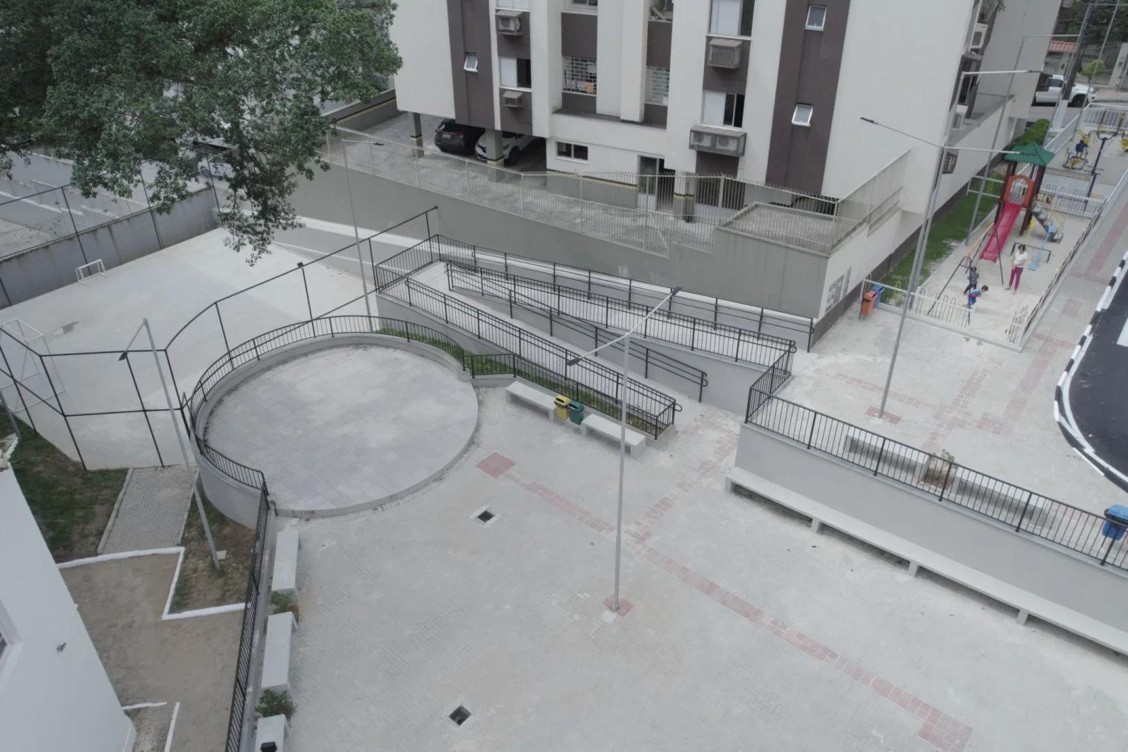 Revitalização da Praça Abelle Colle em Criciúma será entregue neste sábado