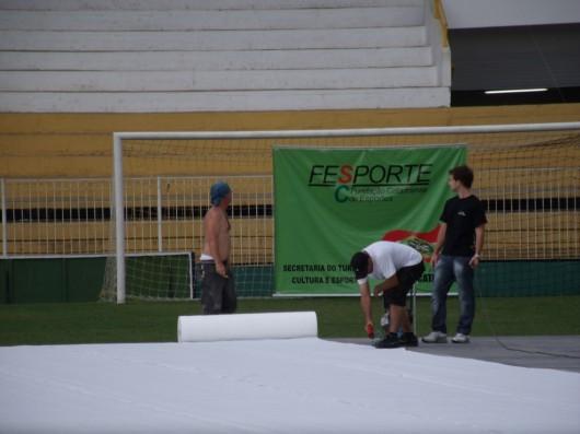 Heriberto Hülse quase pronto para abertura dos Jasc