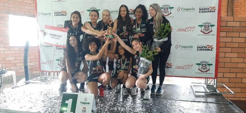 Basquete Satc é campeão dos Jogos Escolares de Santa Catarina