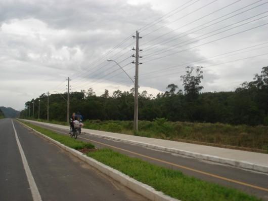 Ciclovia e ciclofaixas de Turvo são estudadas por alunos da Unesc