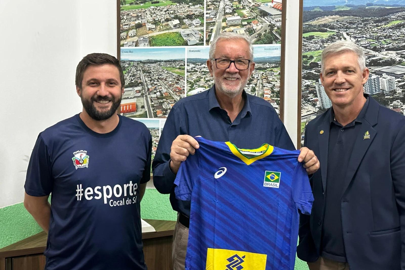 Amistoso internacional de vôlei traz Brasil e Coreia do Sul para Cocal do Sul