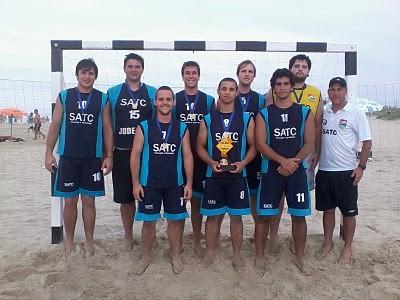 Handebol Beach, atração no Balneário Rincão