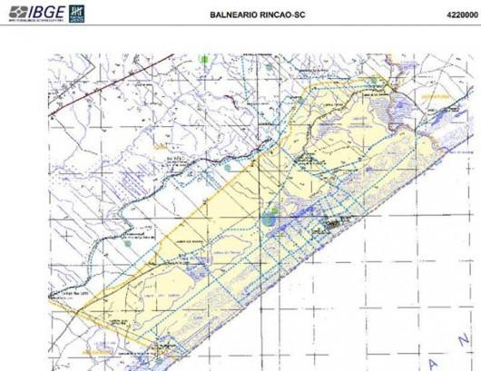 Balneário Rincão e Pescaria Brava já ganharam mapas do IBGE