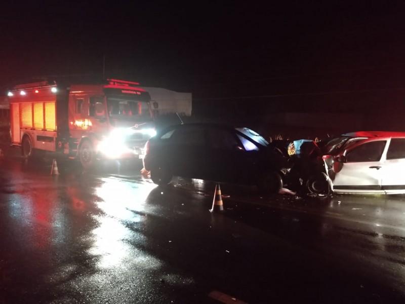 Colisão frontal deixa uma mulher morta em Urussanga