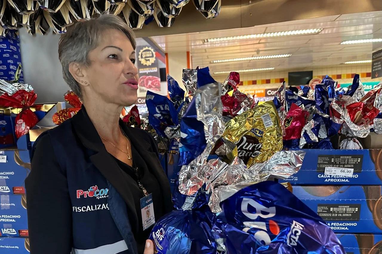Pesquisa do Procon de Içara identifica diferença de até 68% nos preços de produtos de Páscoa