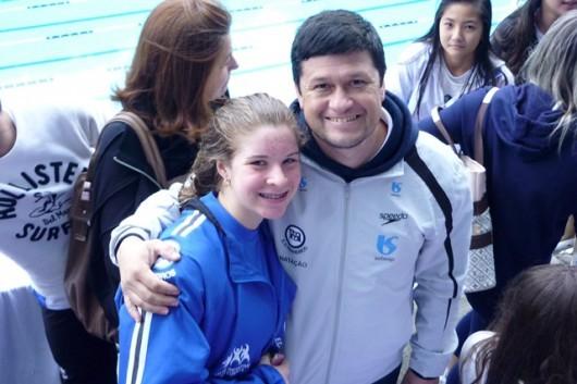 Thaís Tiegs treina com técnico do COI