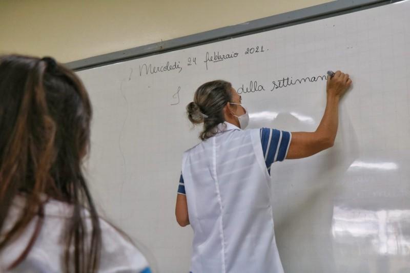 Aulas de italiano promovem resgate cultural