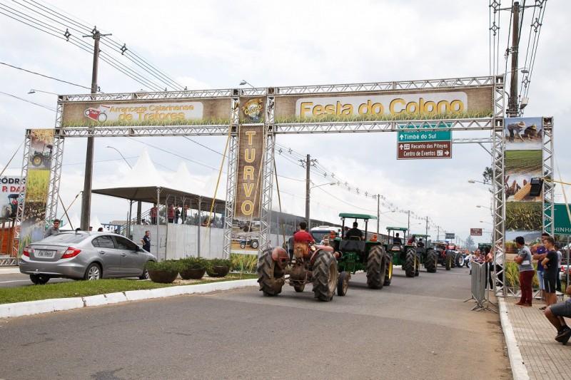 Com shows nacionais, Festa do Colono e Arrancada Catarinense de Tratores movimentam Turvo em agosto