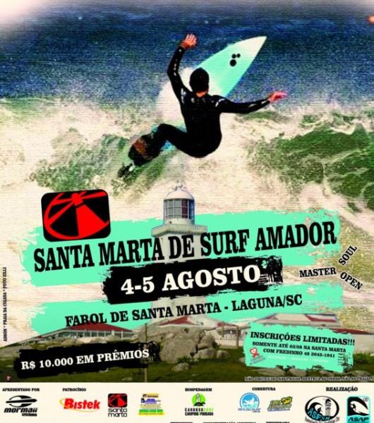 Farol de Santa Marta recebe campeonato de surf