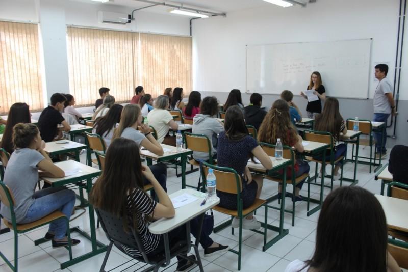 Candidatos realizam provas para os cursos técnicos do IFSC