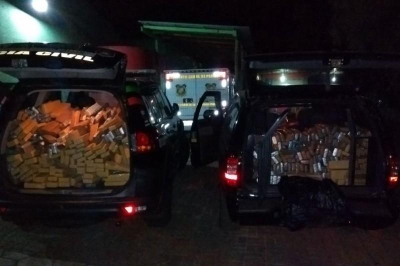 Polícia apreende mais de meia tonelada de maconha