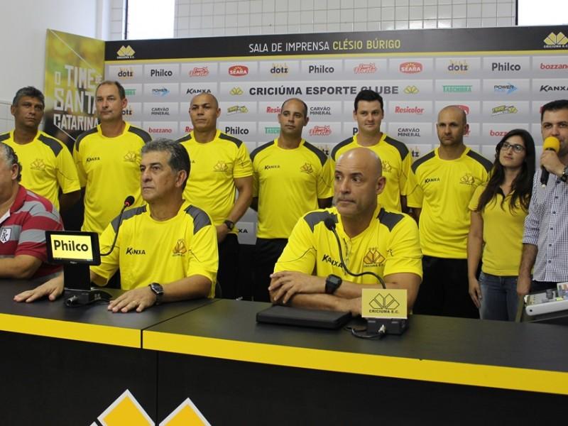 Comissão técnica está completa e empenhada por bons resultados