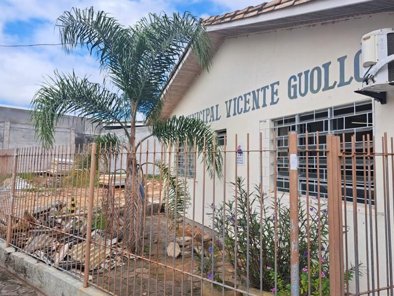 Construção da Escola Vicente Guollo: Primeira etapa da obra deve ser concluída em julho