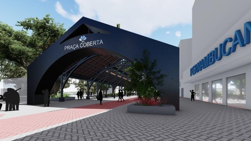 Praça Coberta: obras deverão iniciar em julho, afirma Clésio Salvaro 
