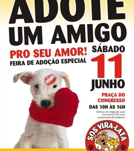 SOS Vira Lata promove feira neste sábado, dia 11