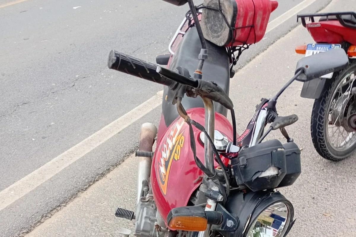 Motociclista fica ferido após acidente na SC-108