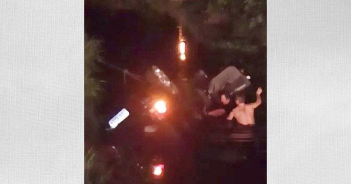 Motorista morre após carro sair da pista e cair em vala