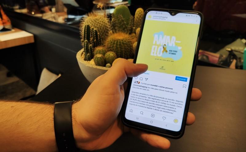 “Previna com amor”: o alerta do Setembro Amarelo em destaque no Criciúma Shopping
