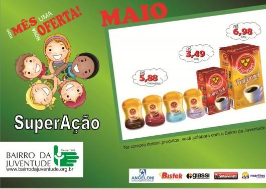 Maio é o mês do Café 3 Corações na campanha pelo Bairro da Juventude